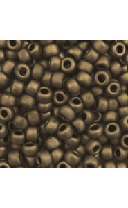Miyuki rocailles Perlen 6/0 - Metallic matte dark bronze 6-2006